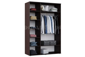 Набор мебели для спальни "Ким" (венге - белый-глянец)