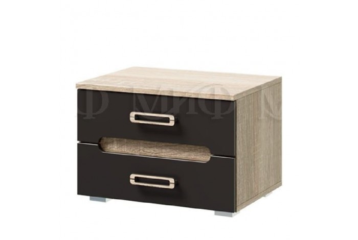 Спальня Ким дуб сонома - графит софт