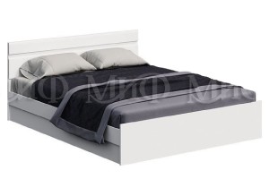 Кровать "Нэнси 1,6" с подъемным механизмом (белый - белый глянец)