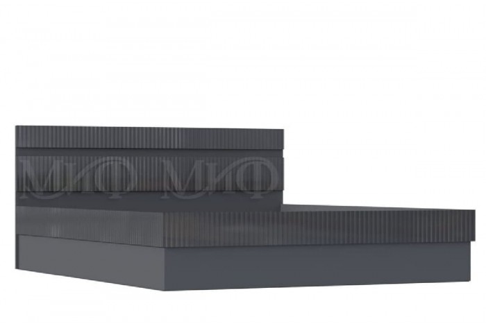 Набор мебели для спальни Оливия графит - графит глянец