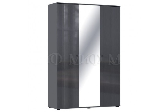 Набор мебели для спальни Оливия графит - графит глянец