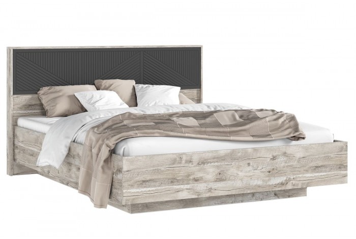 Спальня Сильвия - 1 Дуб Юкон - Браш Графит