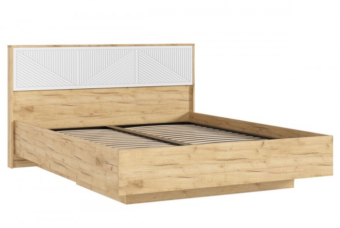 Спальня Сильвия - 2 Дуб Крафт Золотой - Браш Вайт