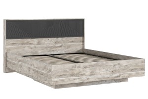 Кровать парящая Сильвия 1,6 м с подъемным механизмом Дуб Юкон - Браш Графит