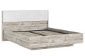 Кровать парящая Сильвия 1,6 м с подъемным механизмом Дуб Юкон - Браш Вайт