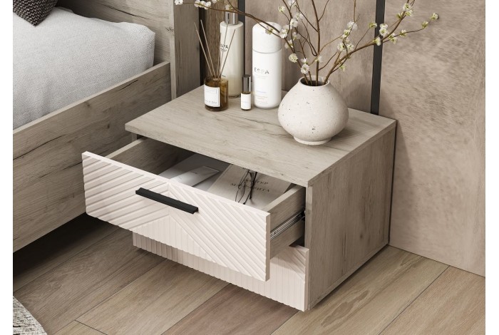 Спальня Сильвия - 1 Дуб Крафт серый - Кашемир