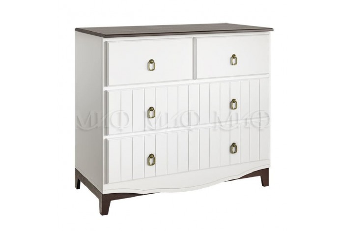 Комод Вояж белый - белый матовый