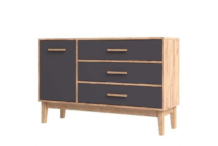 Спальня Кельн Графит - Дуб Крафт Золотой