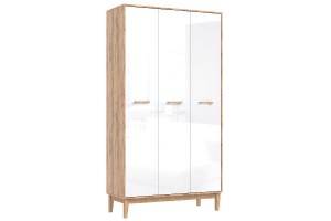 Набор мебели для спальни "Кельн" (Белый Глянец - Дуб Крафт Золотой)