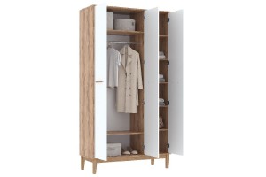 Набор мебели для спальни "Кельн" (Белый Глянец - Дуб Крафт Золотой)