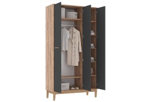 Набор мебели для спальни "Кельн" (Графит - Дуб Крафт Золотой)