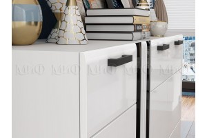 Набор мебели для спальни "Магнолия" (белый - белый-глянец)