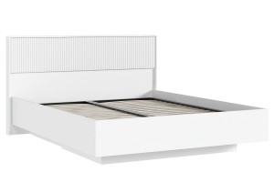 Кровать парящая "Марвэл" 1,6 м с подъемным механизмом Белый - Браш Вайт