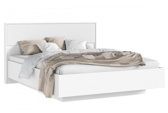 Кровать парящая 1,6 м Марвэл с подъемным механизмом Белый - Браш Вайт