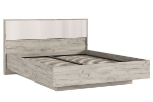 Кровать парящая "Марвэл" 1,6 м с подъемным механизмом Дуб Крафт Серый - Кашемир