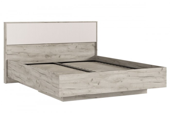 Кровать парящая Марвэл 1,6 м с подъемным механизмом Дуб Крафт Серый - Кашемир