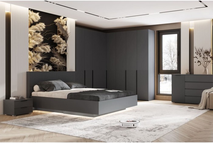 Спальня Марвэл Графит - Браш Графит