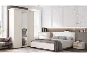 Набор мебели для спальни "Престиж-2" вариант №3 (сандал светлый)