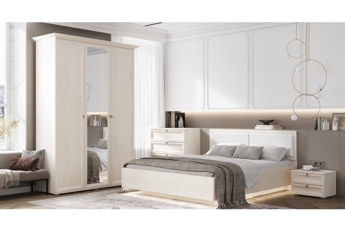 Спальня Престиж-2 вариант №3 сандал светлый