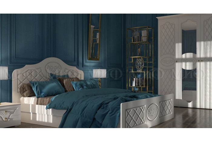 Спальня Престиж белый - белый матовый