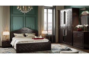 Кровать "Престиж 1,4" (венге - шоколад)