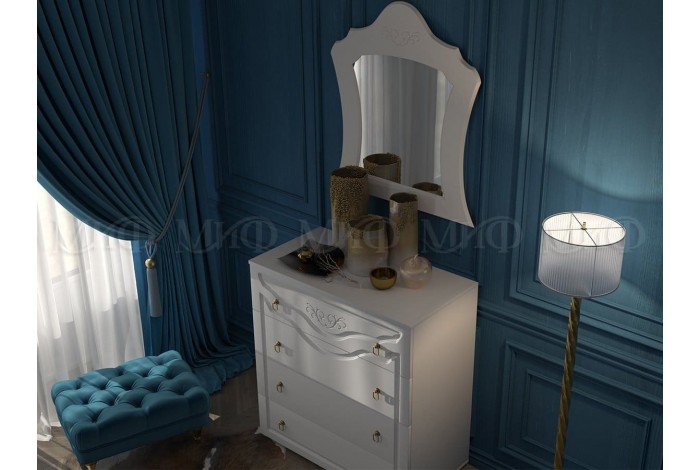 Спальня Престиж белый - белый матовый