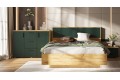 Спальня Сильвия - 2 Дуб Крафт Золотой - Браш Мени Грин