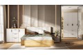 Спальня Сильвия - 1 Дуб Крафт Золотой - Браш Вайт