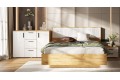 Спальня Сильвия - 2 Дуб Крафт Золотой - Браш Вайт
