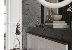 Кровать "Валенсия 1,6" (белый - белое дерево)