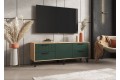 Тумба под ТВ Флэш 1500 Браш Мени Грин - Дуб Крафт