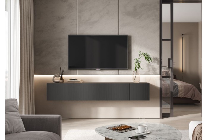 Тумба под ТВ Оскар графит - графит софт
