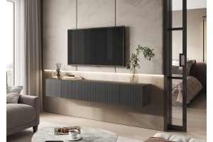 Тумба под ТВ "Оскар" (Графит - Графит Софт)