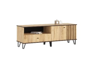 Тумба под ТВ Роджина (1500) (Дуб Крафт золотой - Дуб Крафт золотой)