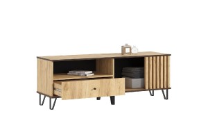 Тумба под ТВ Роджина (1500) (Дуб Крафт золотой - Дуб Крафт золотой)