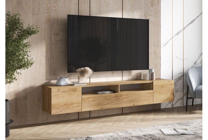 Тумба под ТВ Сити дуб крафт золотой