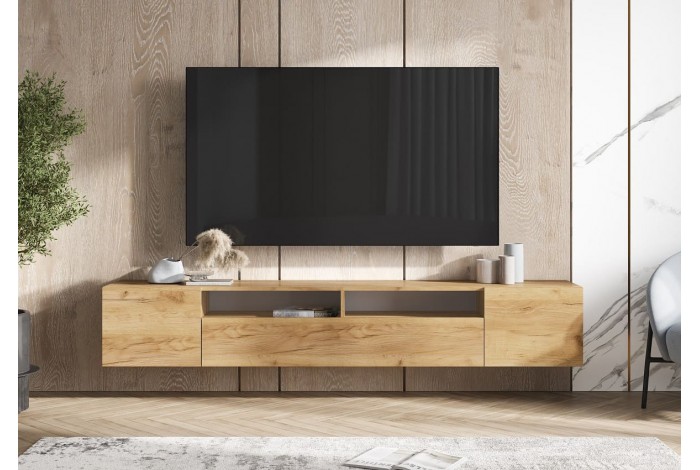 Тумба под ТВ Сити дуб крафт золотой