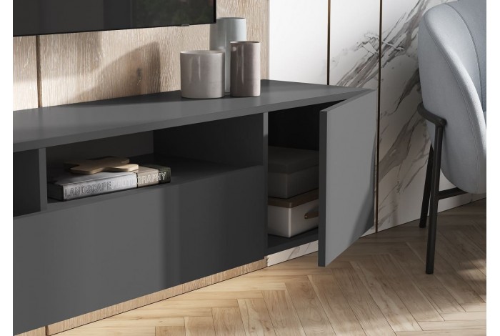 Тумба под ТВ Сити графит