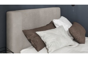 Кровать с ПМ Тейлор 900 (с подъемным механизмом) Микровелюр Linea Grande 25/Connect 25 (мокко)