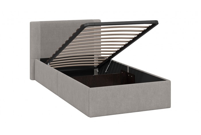 Кровать с ПМ «Тейлор» 900 (с подъемным механизмом) Микровелюр Linea Grande 25/Connect 25 (мокко)