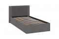 Кровать с ПМ «Тейлор» 900 (с подъемным механизмом) Микровелюр Linea Grande 66/Connect 66 (серо-коричневый)