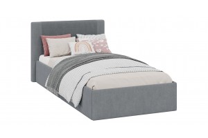 Кровать с ПМ Тейлор 900 (с подъемным механизмом) Микровелюр Linea Grande 83/Connect 83 (серый)