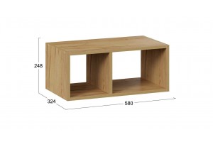 Полка настенная Хилтон (250) Исп.2 - 404.012.000 Дуб Крафт золотой