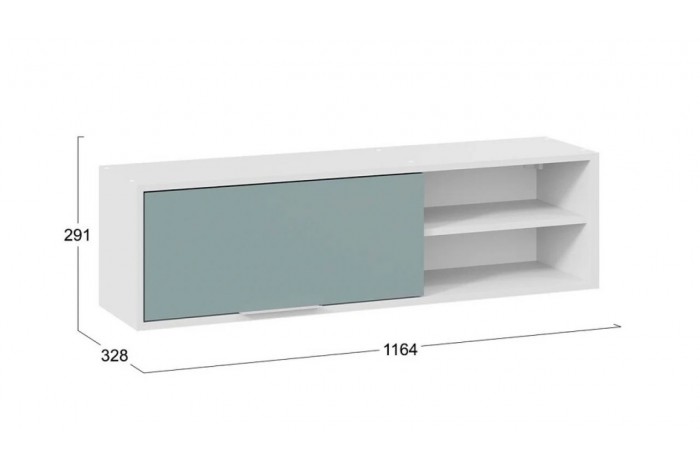 Набор детской мебели «Марли» №1 Белый, Серо-голубой