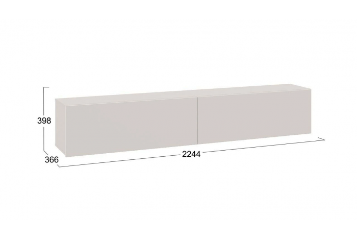 Набор детской мебели «Порто» №2 - ГН-393.102 Кашемир матовый, Баттл Рок, Кашемир сатин