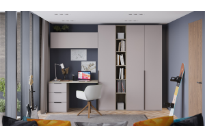 Набор детской мебели Порто №3 Кашемир матовый, Баттл Рок, Кашемир сатин