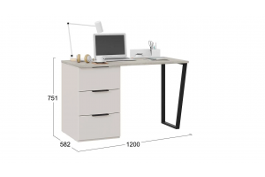 Набор детской мебели Порто №3 Кашемир матовый, Баттл Рок, Кашемир сатин