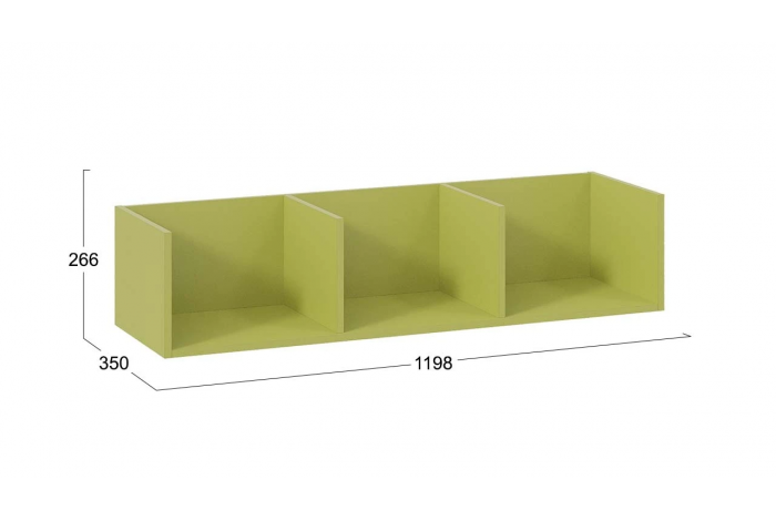 Набор детской мебели «Порто» №9 - ГН-393.109 Белый жемчуг, Океан Зеленый, Белый софт