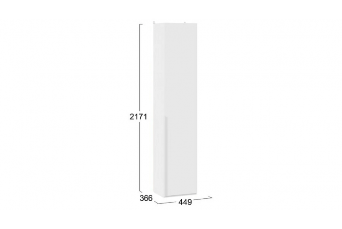 Набор детской мебели «Порто» №10 - ГН-393.110 Белый жемчуг, Виола, Белый софт