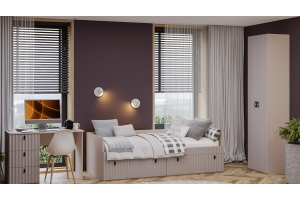 Набор детской мебели Тиффани стандартный №1 Кашемир, Кашемир матовый